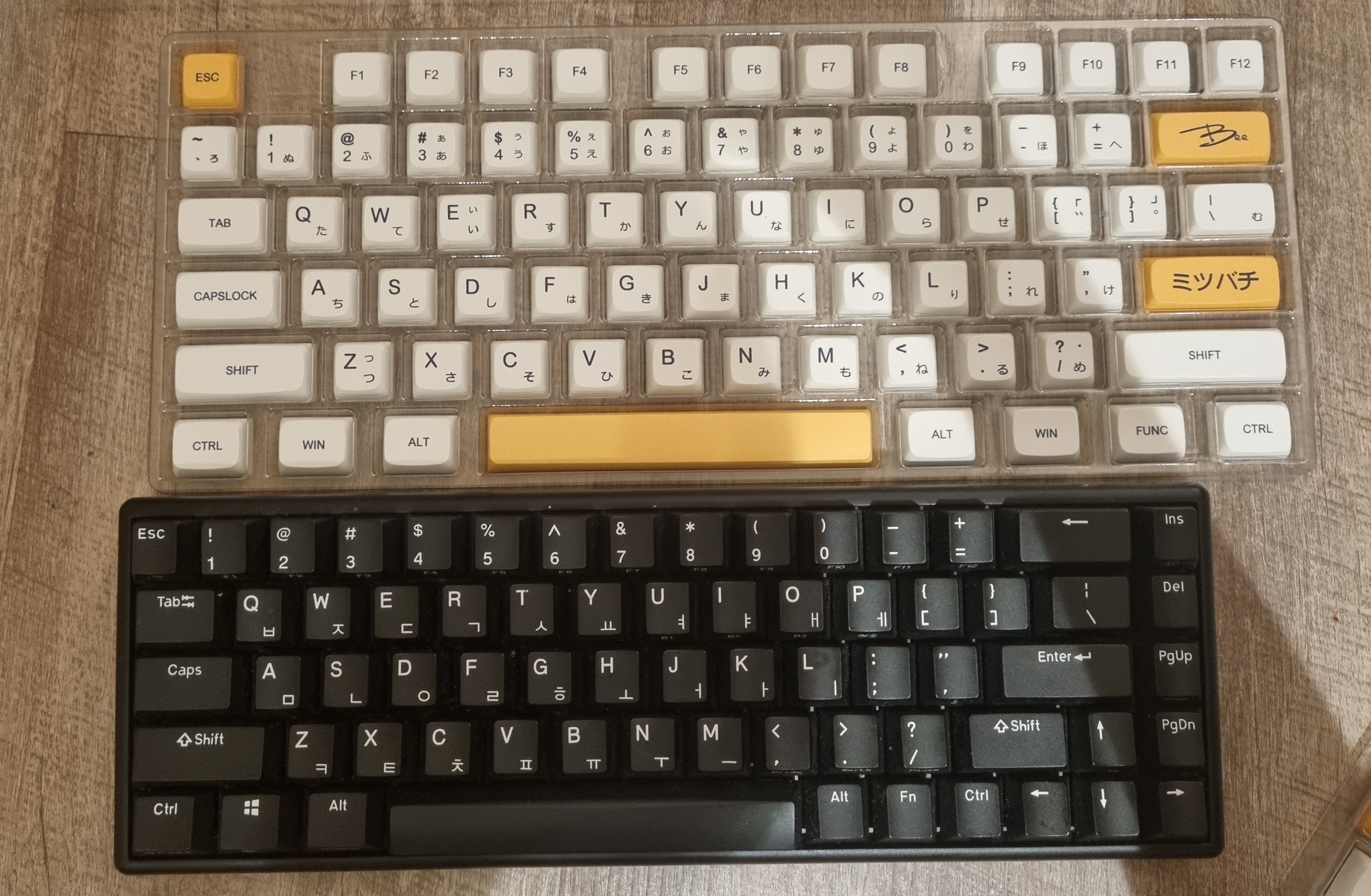 keyboards and keycaps